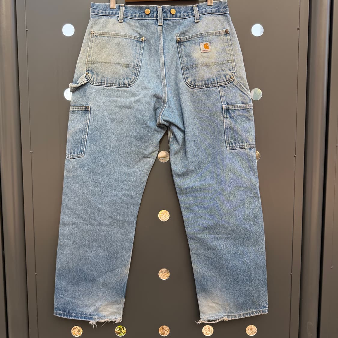 Carhartt B07 DNM 칼하트 데님 더블니 34x30 상품이미지2