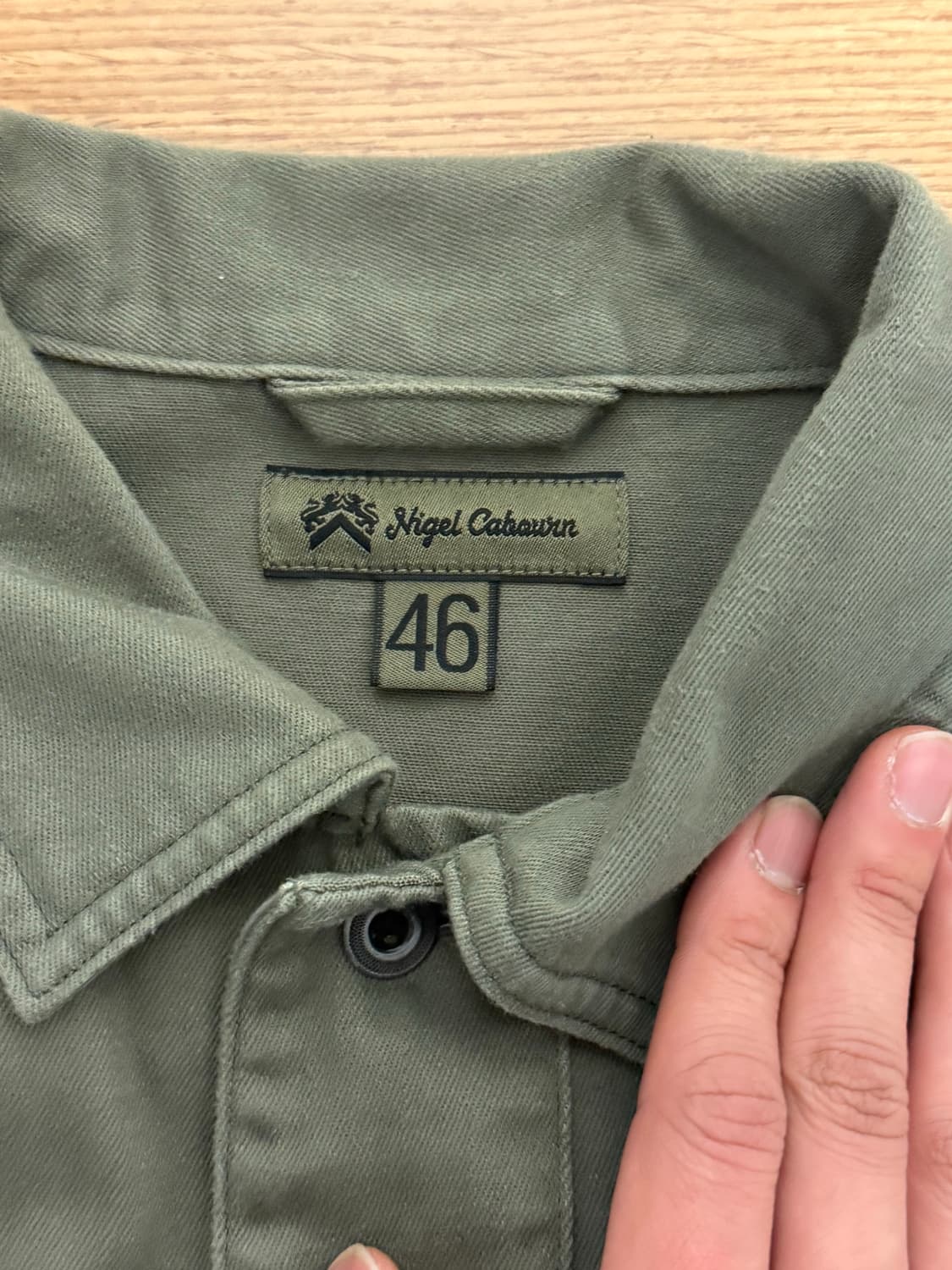 나이젤 카본 Nigel Cabourn 카모 유틸리티 셔츠 상품이미지3