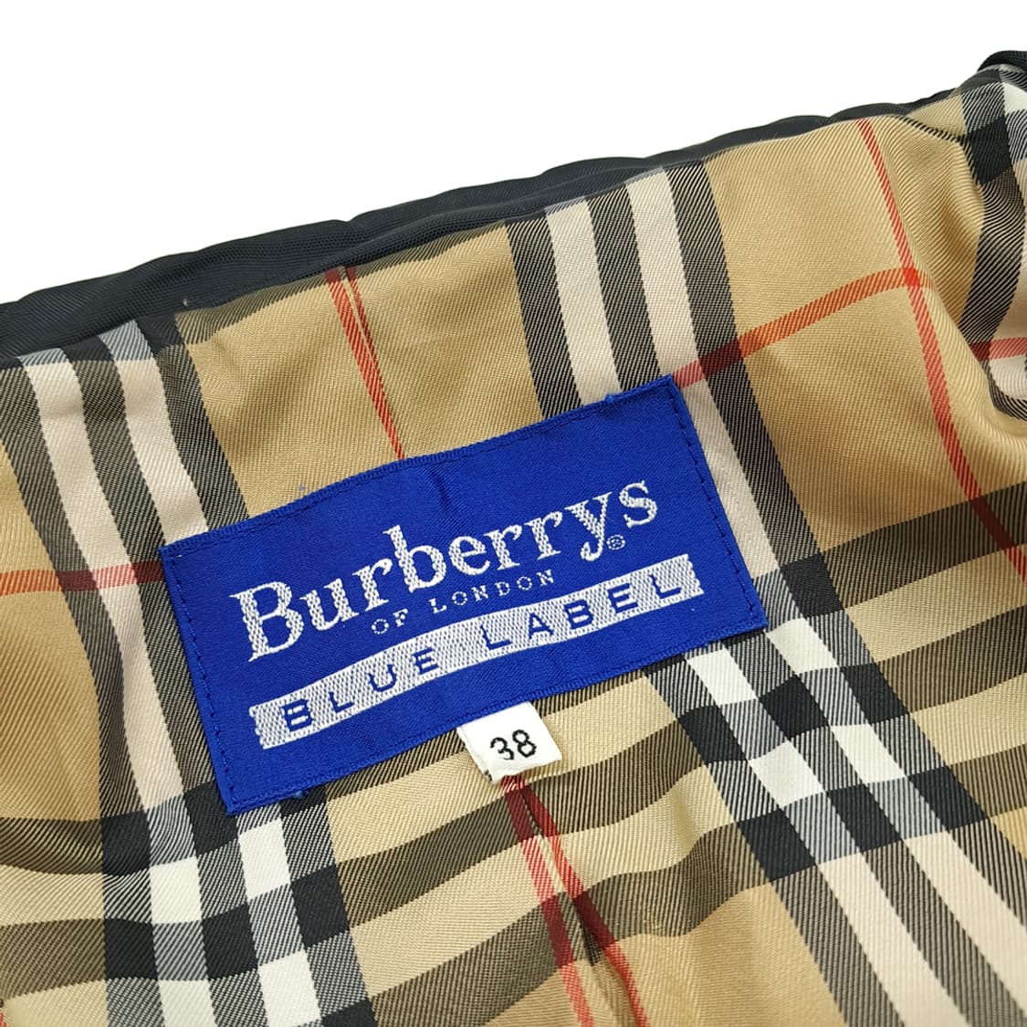 CN653W M 버버리 블루라벨 블랙 큐프라 패딩 자켓 상품이미지4