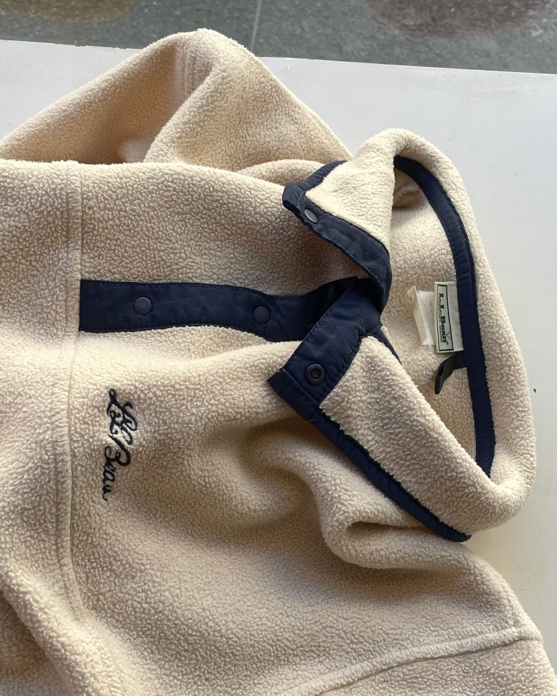 90’s usa LL bean fleece pullover 엘엘빈 플리스 상품이미지3