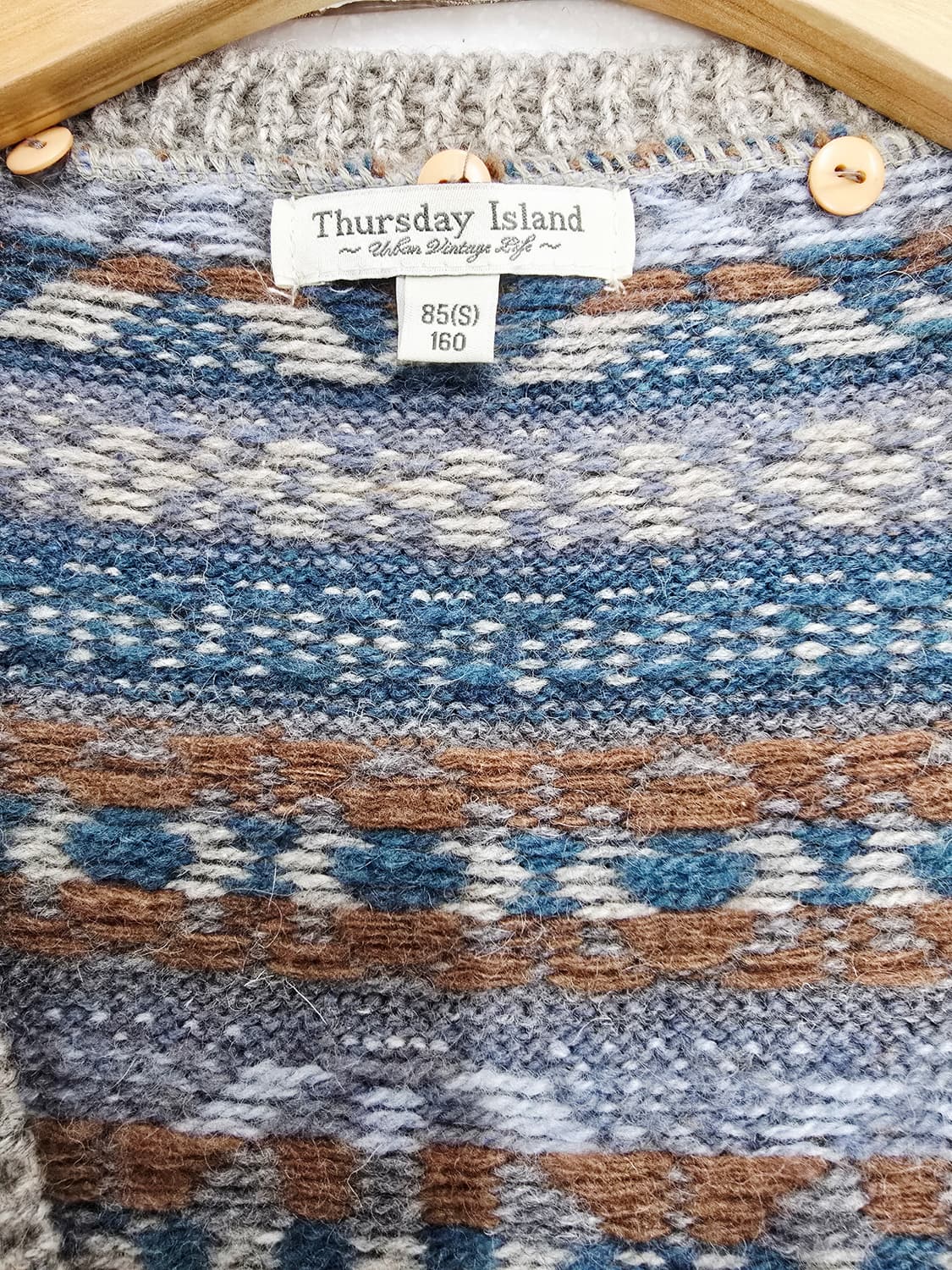 thursdayisland 패턴 롱 가디건 상품이미지9