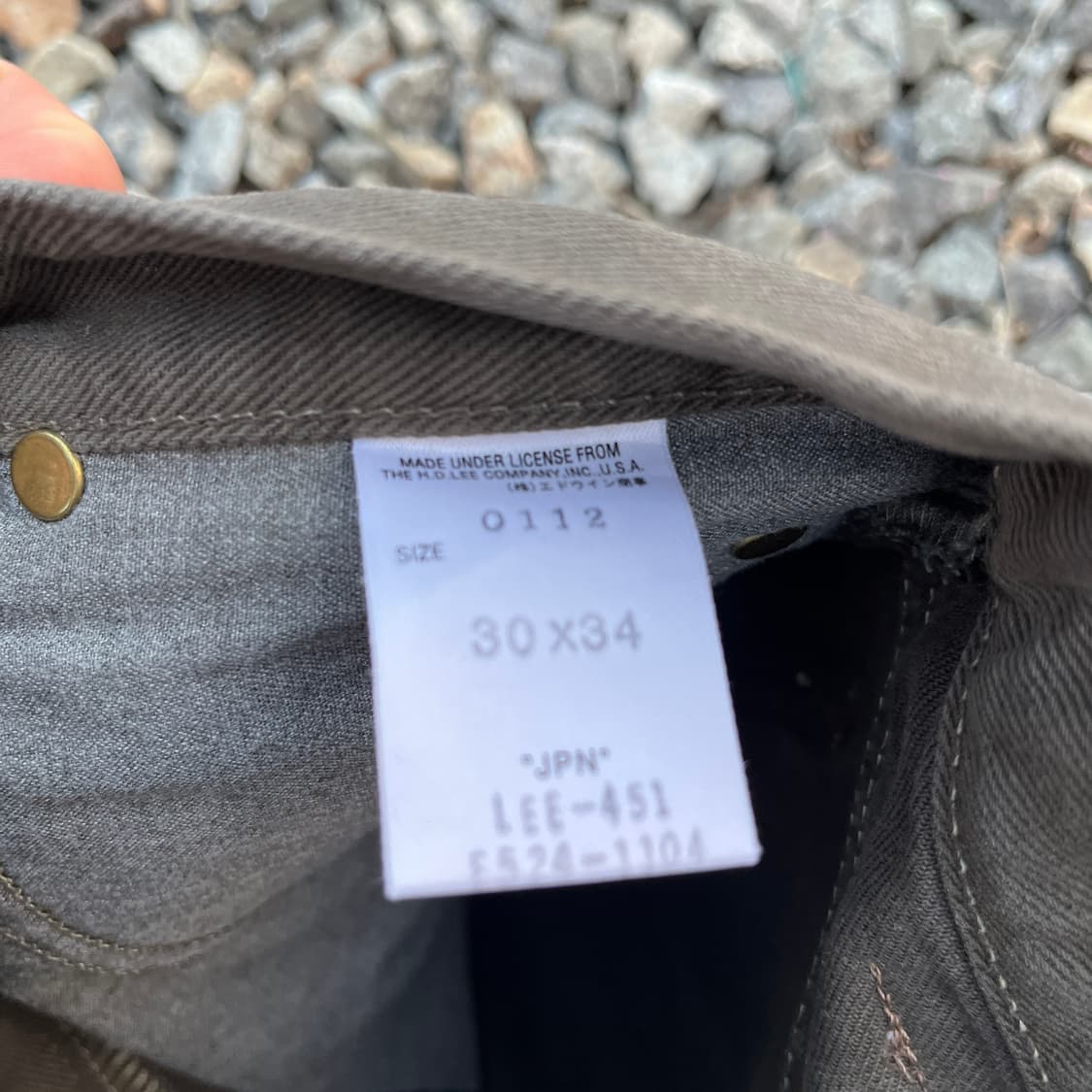 Lee 일본판 빈티지 부츠컷 데님 (실측확인) 상품이미지4