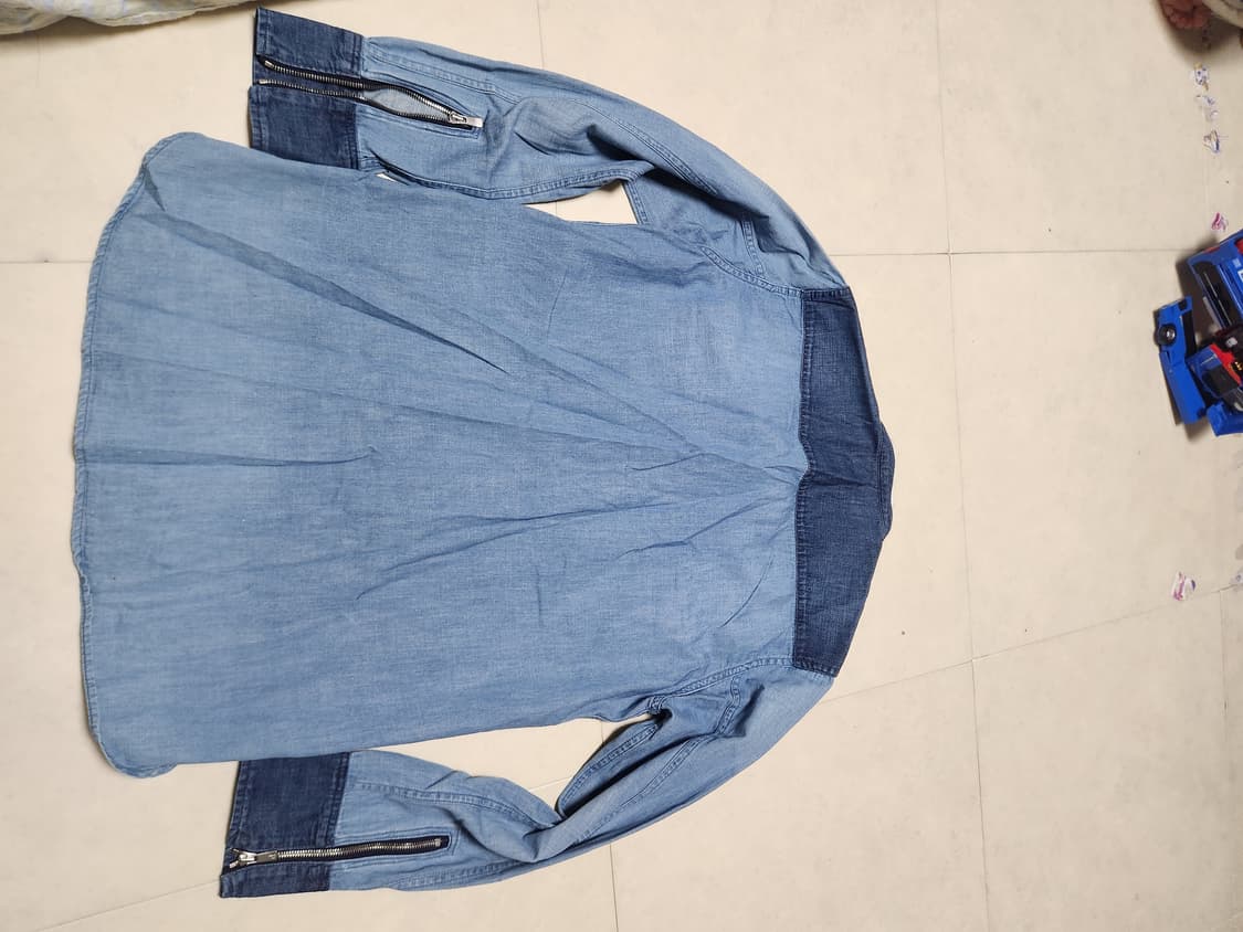 논네이티브 데님 셔츠 남방 블루 상품이미지8