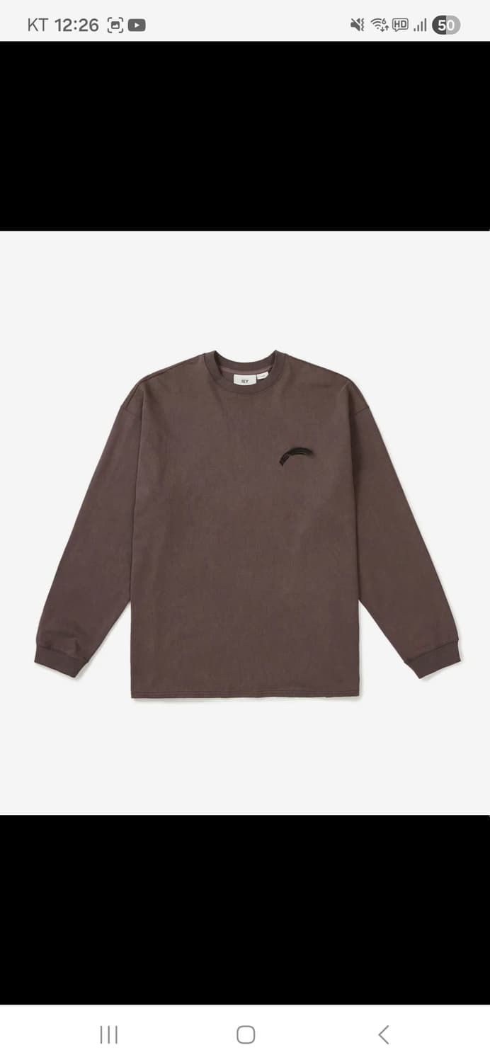 이에이 롱슬리브 버건디 M 상품이미지2