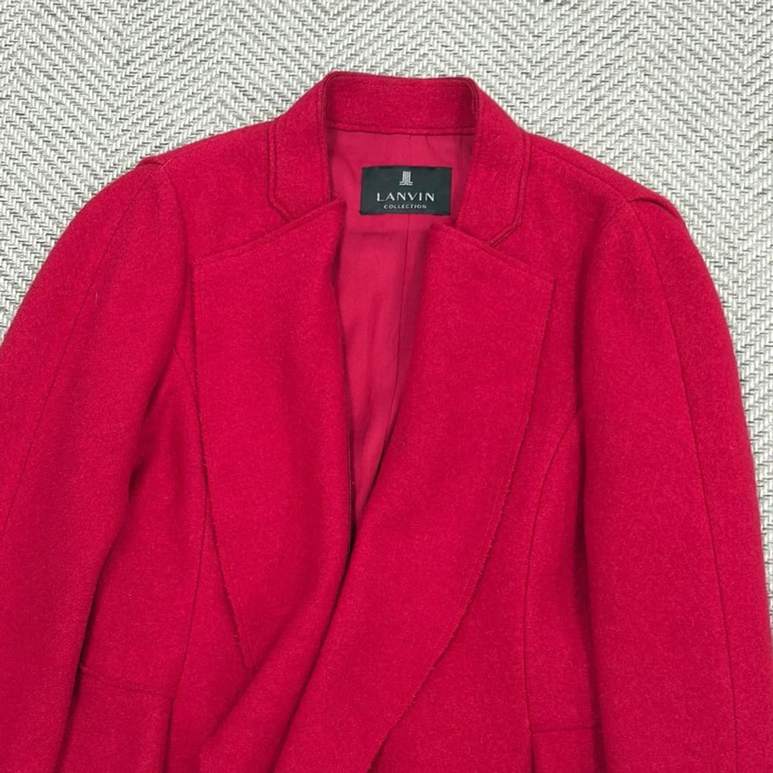 랑방 플레어 카라 울 자켓 v2073 상품이미지3