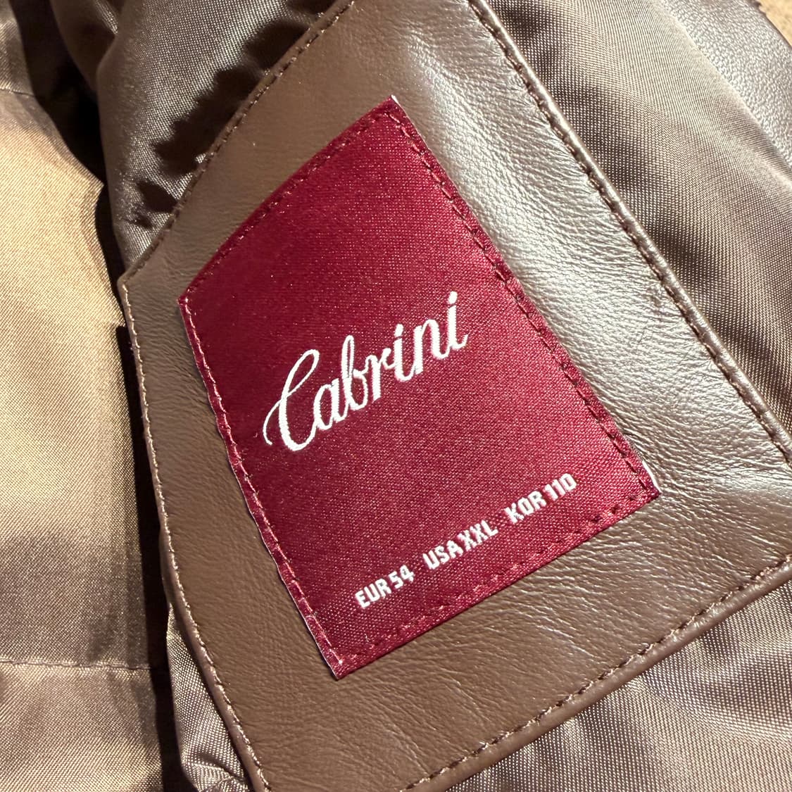 파크랜드 구스다운 램스킨 레더 카 코트 110 양가죽 자켓 상품이미지2