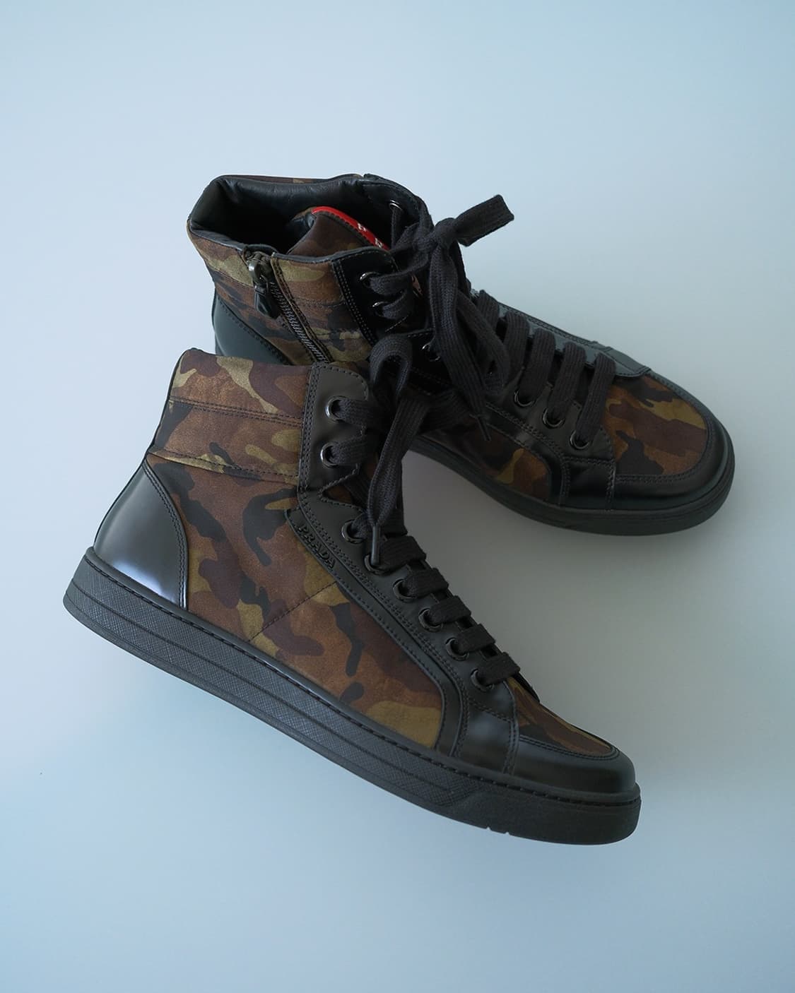 PRADA nylon/leather high top 상품이미지3