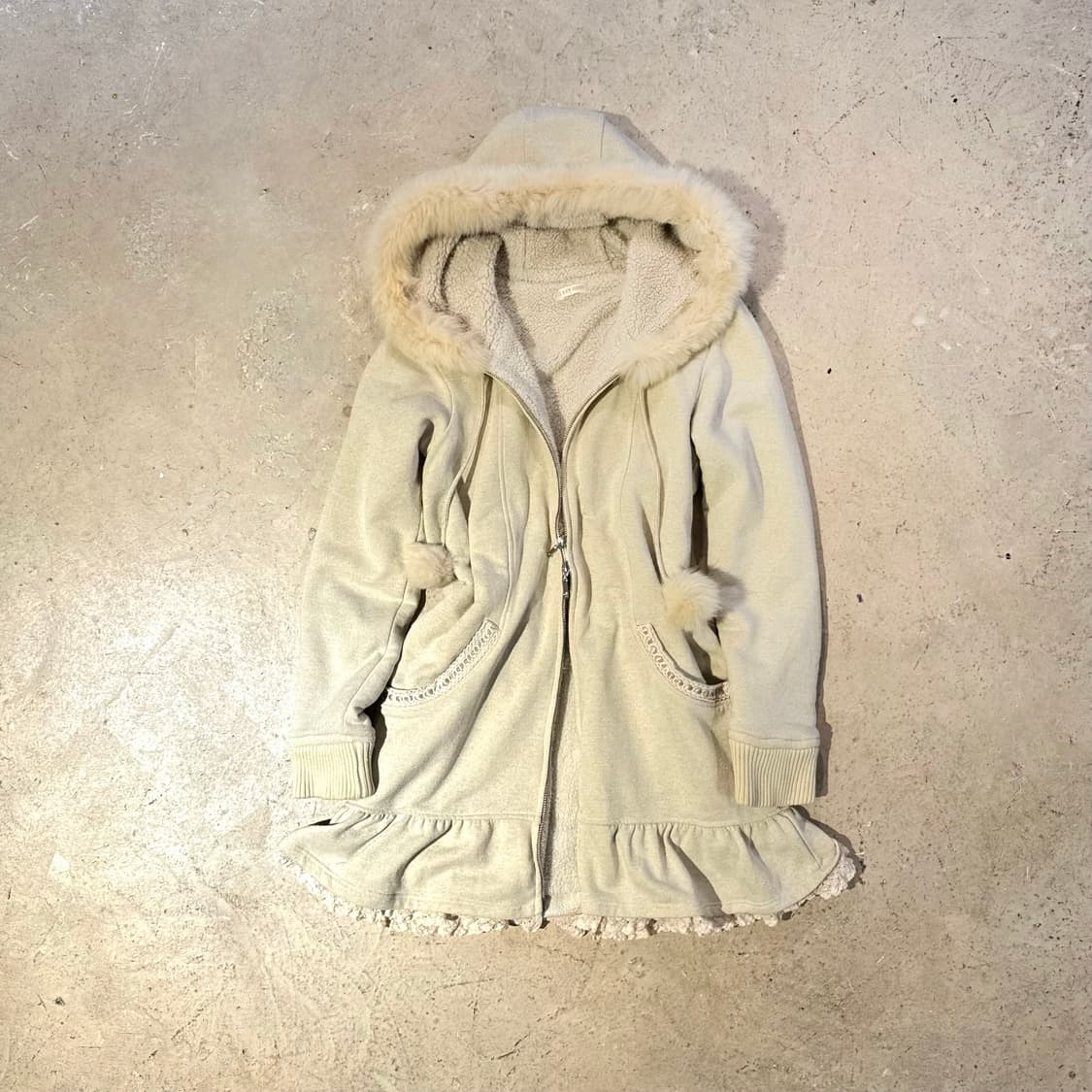 L'EST ROSE 투웨이 후드 원피스 집업 상품이미지2