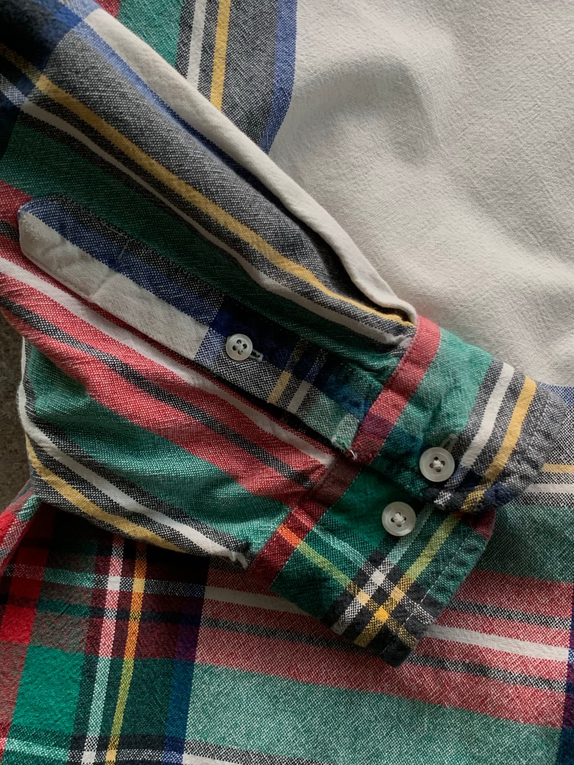 올드 갭 버튼다운 체크 셔츠 상품이미지5