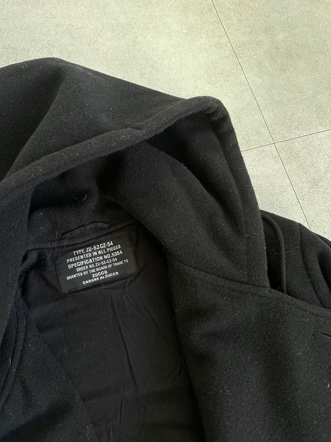 카반드 주카 울 후드 코트 상품이미지6