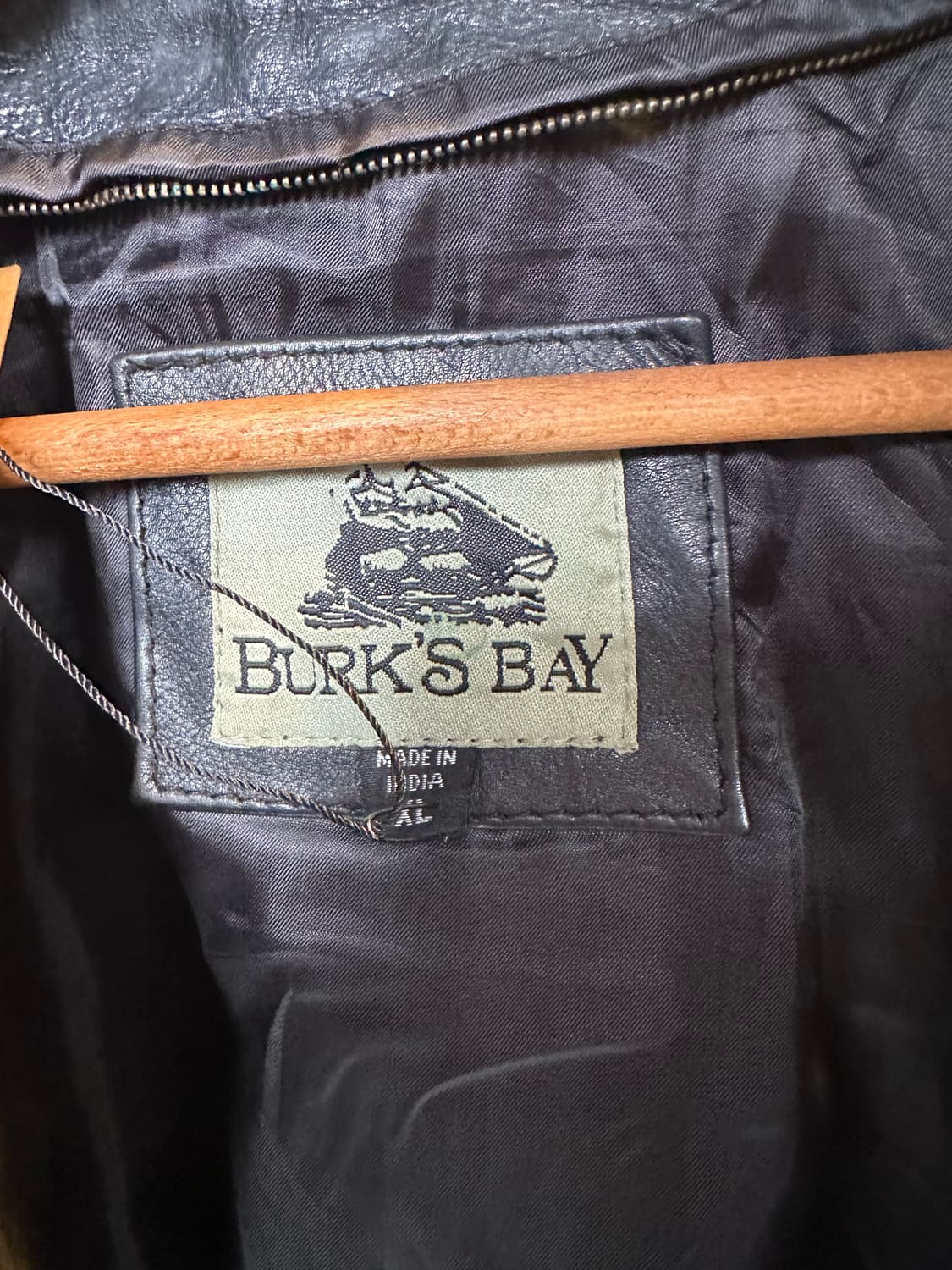 Burks Bay 헤비 리얼 레더 A-2 플라이트 자켓 상품이미지9