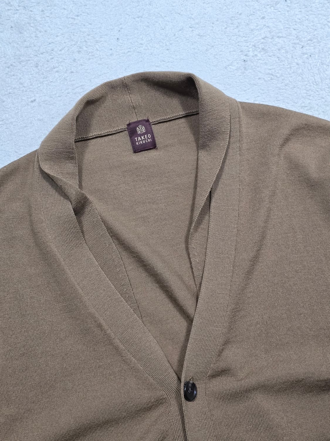 타케오 키쿠치 브라운 가디건 100사이즈 상품이미지1