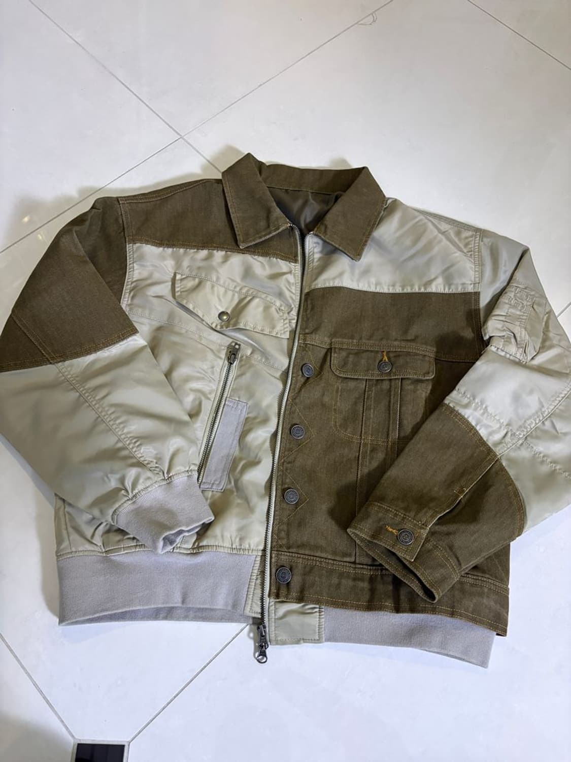 REBUILD MA-1 TRUCKER 운전사 재킷 #01 재조립 상품이미지8