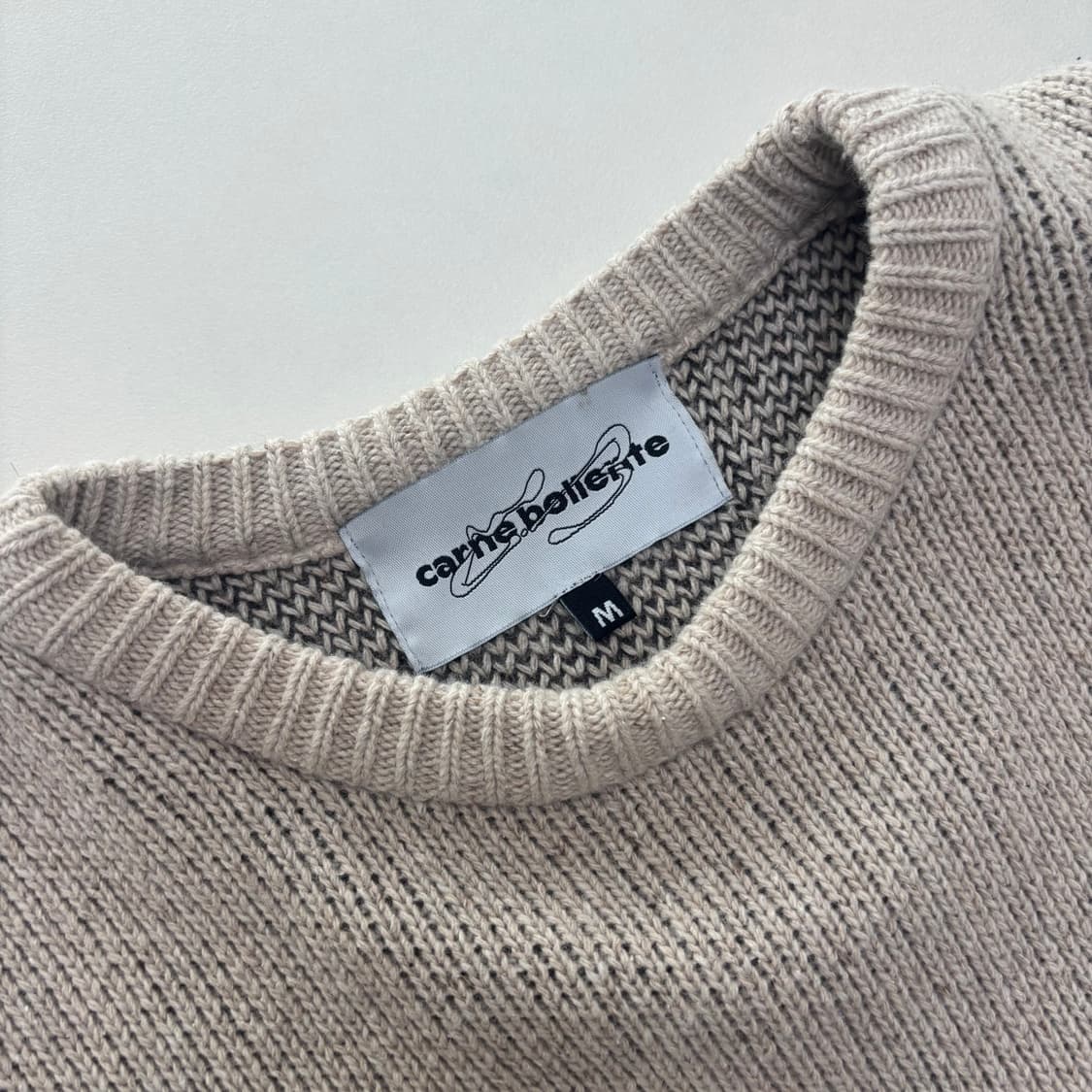 니트 맨투맨 CARNE BOLLENTE Cartoon Wetwork -  상품이미지6