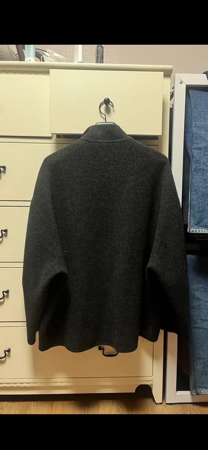 로리엣 핸드메이드 하이넥 오버핏 숏코트 50 상품이미지5