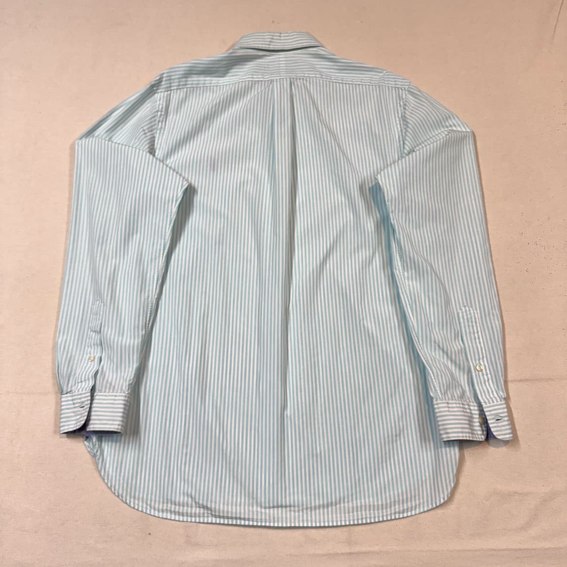 L) 폴로 랄프로렌 클래식핏 하늘색 스트라이프 포플린 셔츠 상품이미지5