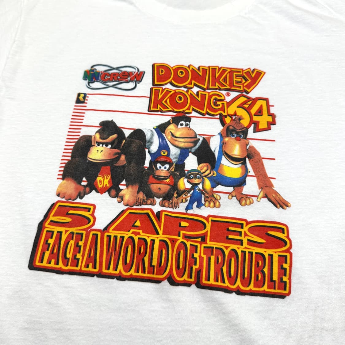 90’s 동키콩 64 프로모션 티셔츠 상품이미지2