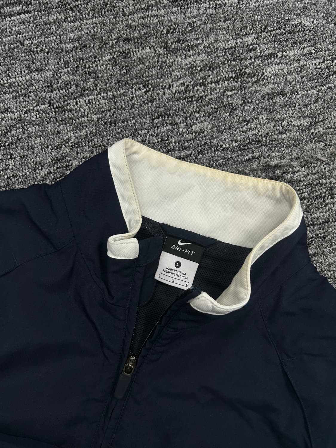 나이키 네이비 올드스쿨 바람막이 L 상품이미지5