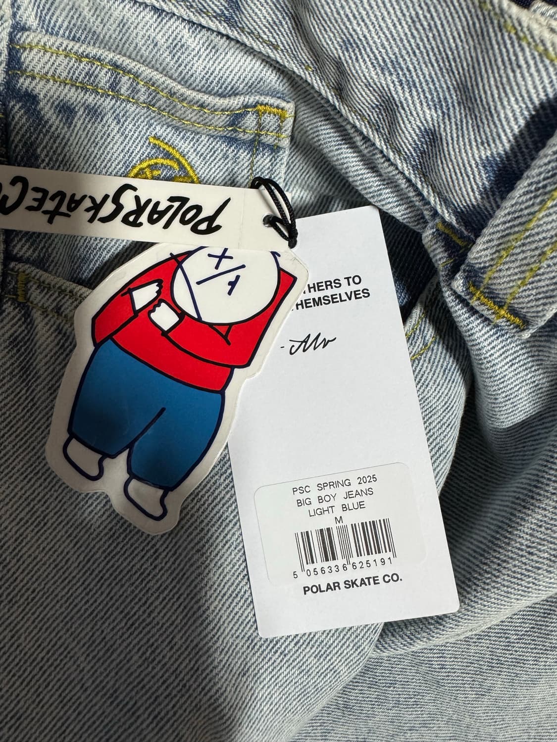 폴라스케이트 빅보이 팬츠 라이트 블루 M 상품이미지3