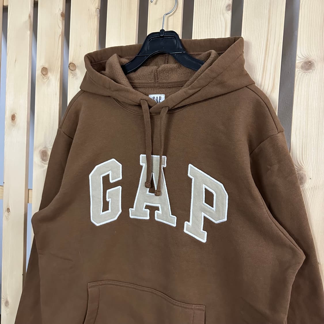 (M) GAP 갭 브라운 후드티 상품이미지4