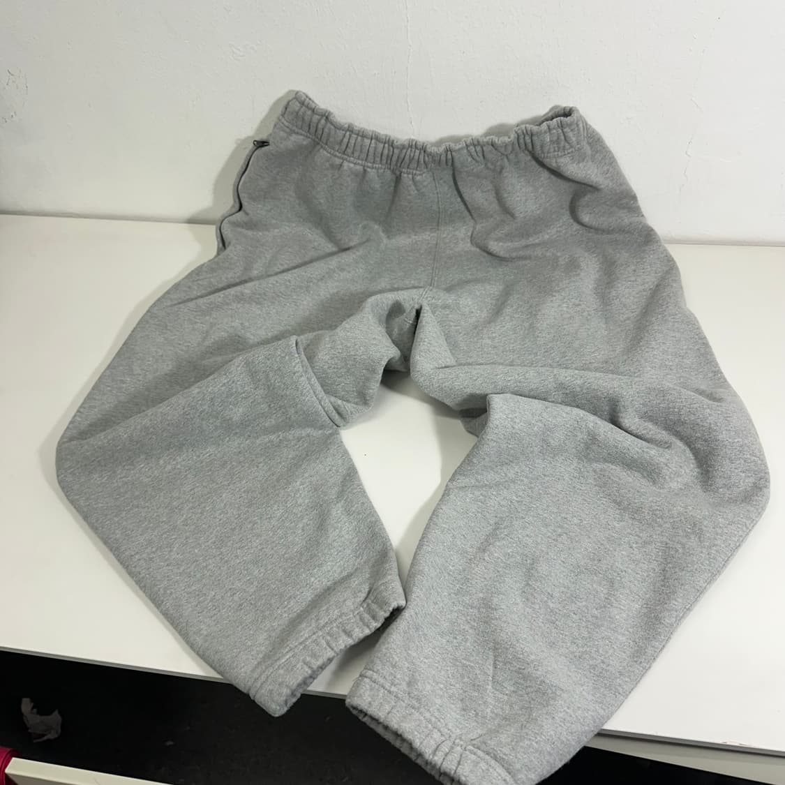 L 나이키 NRG 솔로스우시 그레이 스웻 조거팬츠 상품이미지7