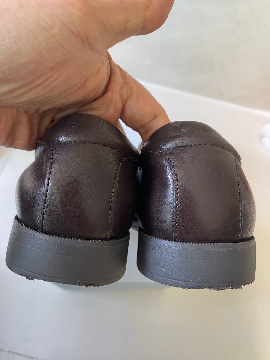 제옥스(GEOX) 힐스톤 와이드 정장화 U825DA 브라운 41(265) 상품이미지5