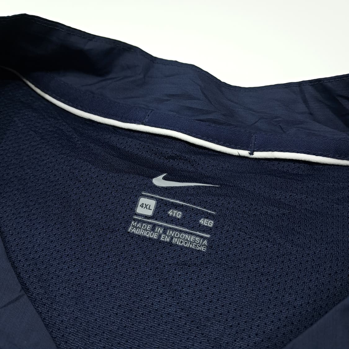 CK085 4XL 나이키 네이비 바람막이 반팔 아노락 상품이미지3