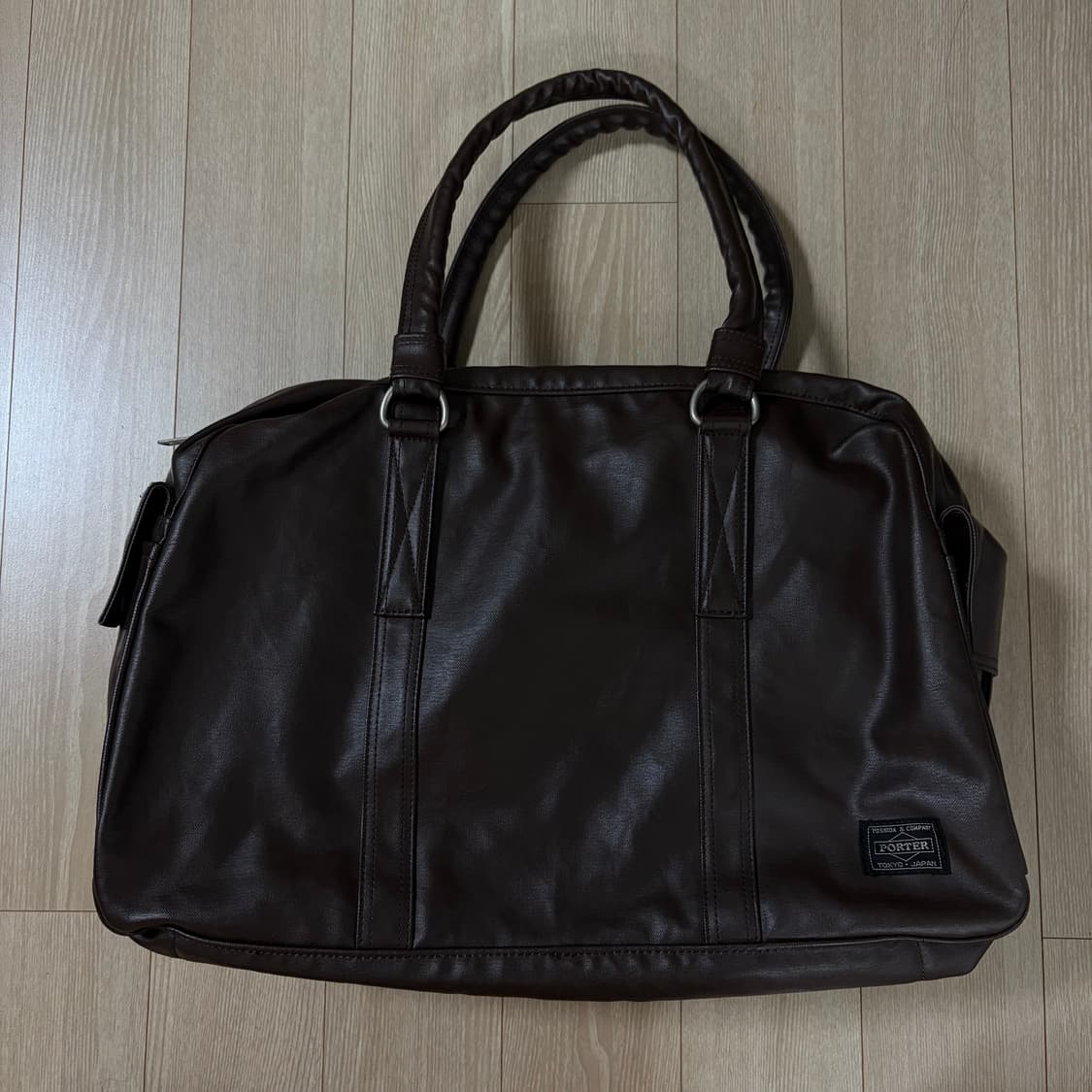 요시다포터 porter 프리스타일 보스턴백 브라운 상품이미지1