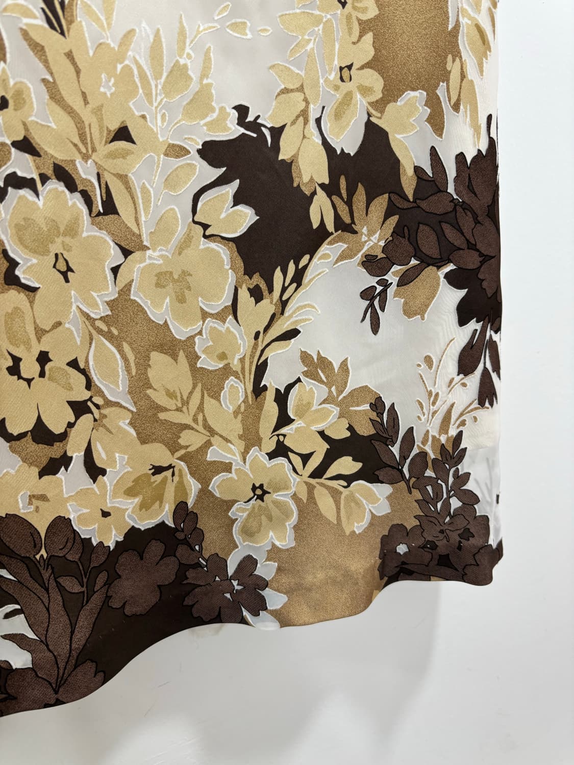 Ensuite 일본 빈티지 쉬폰 플라워패턴 스커트 치마 상품이미지2