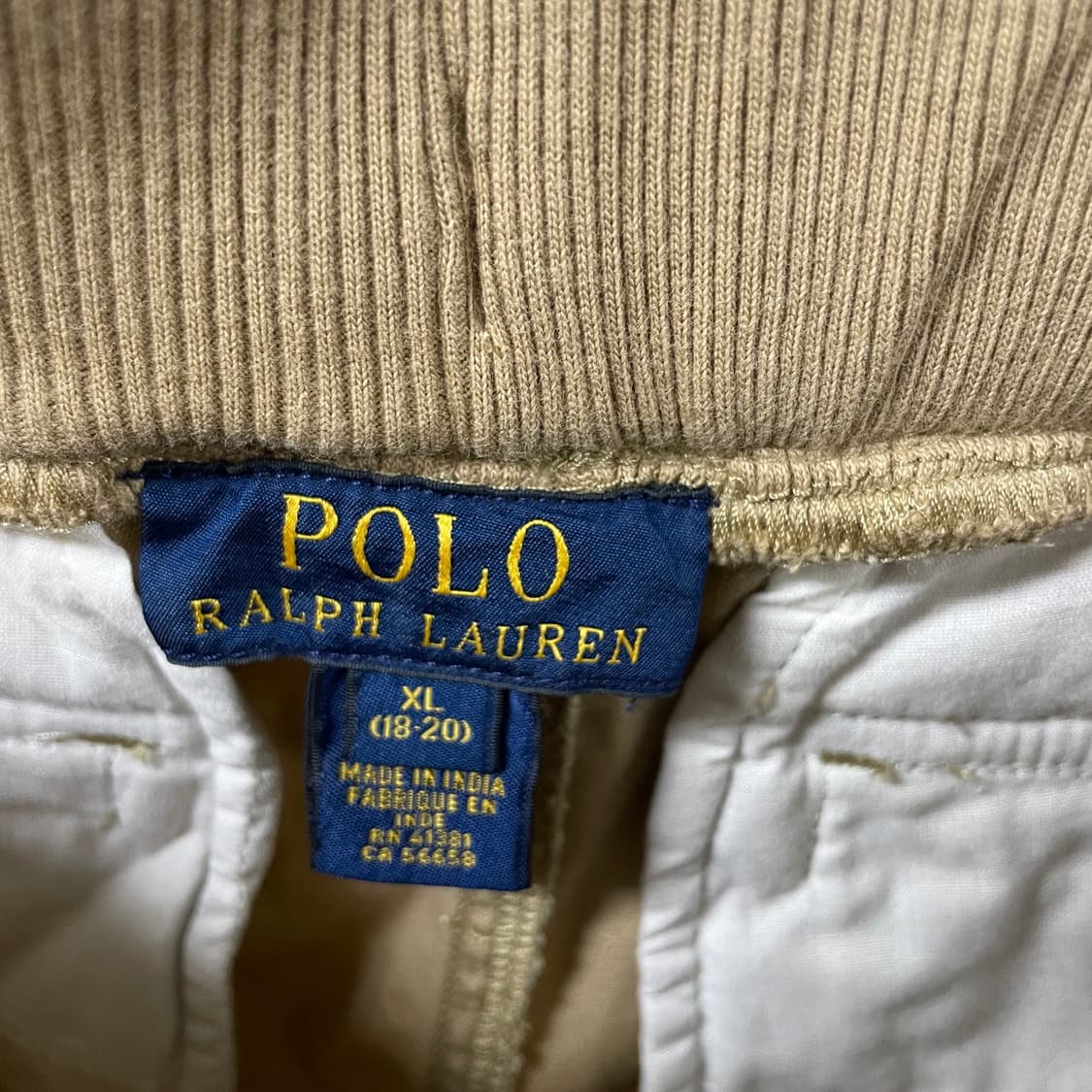 폴로 랄프로렌 카고 팬츠 베이지 XL 상품이미지5
