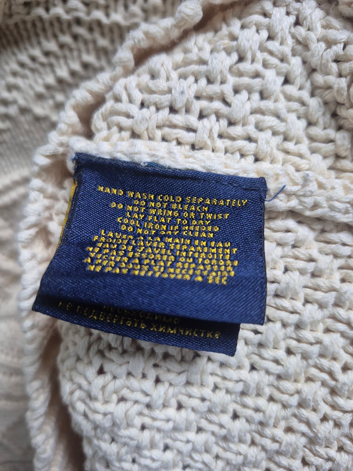 럭비 랄프로렌 피셔맨 숄카라 스웨터 (RRL) 상품이미지7