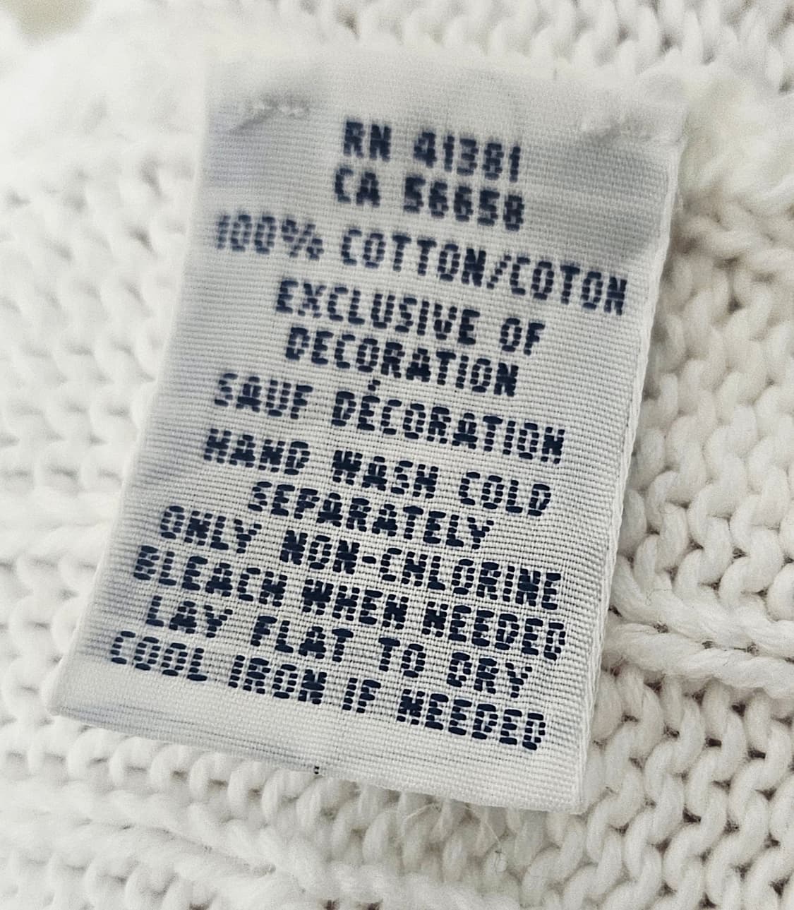 (90~95)M☆초대장급☆랄프로렌폴로 케이블 꽈베기[화이트] 후드니트집업 상품이미지3