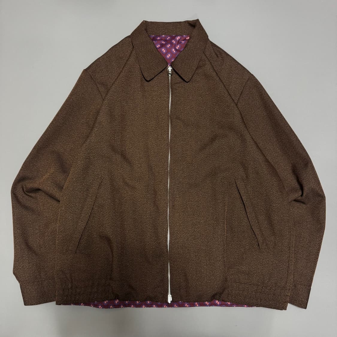 빔즈 플러스(BEAMS+) 브라운 나일론 폴리우레탄 혼방 리버시블 블루종 상품이미지10