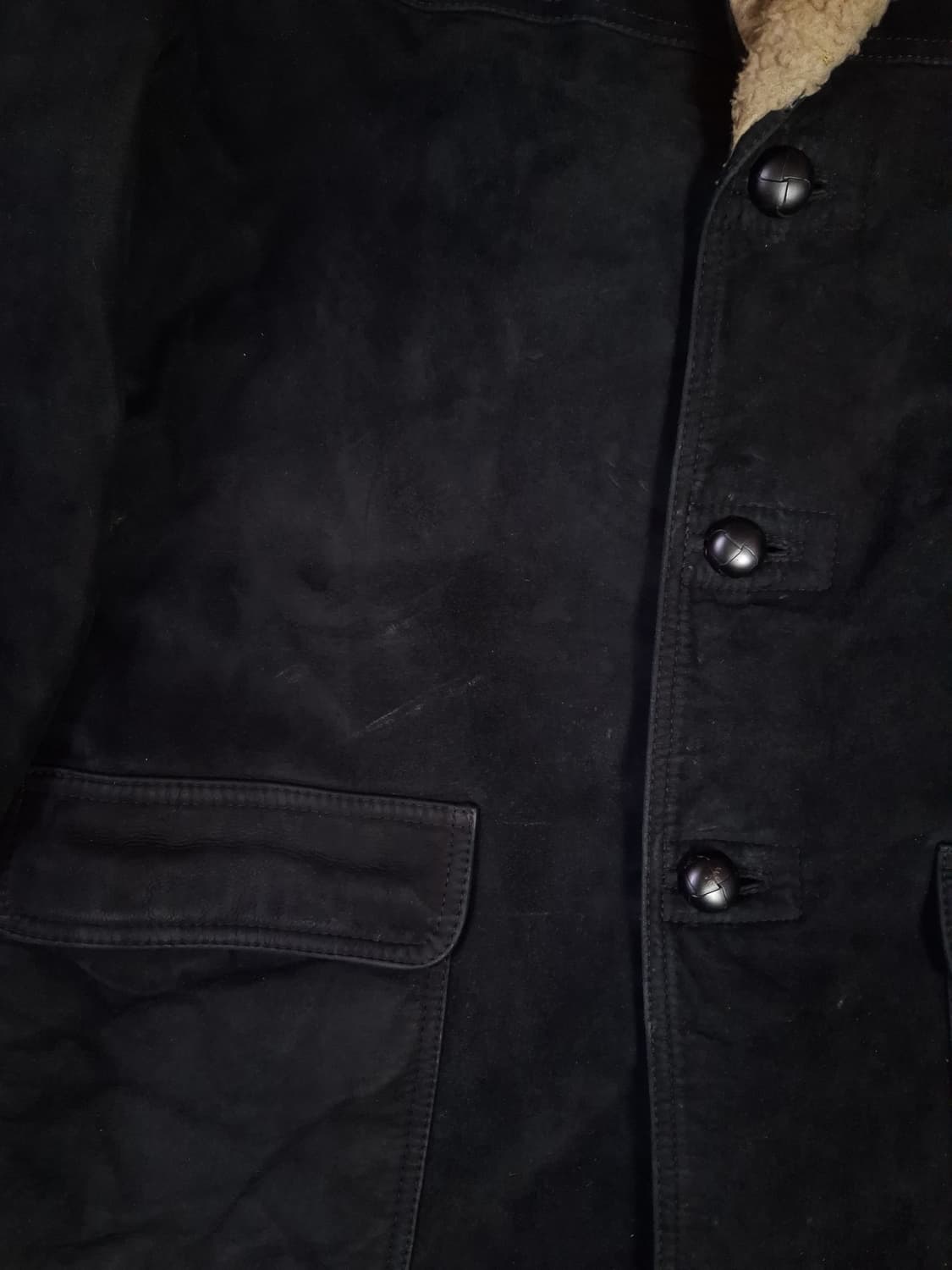 오리지날 80's 일본판 맥그리거 리얼레더 시어링 무스탕 상품이미지6