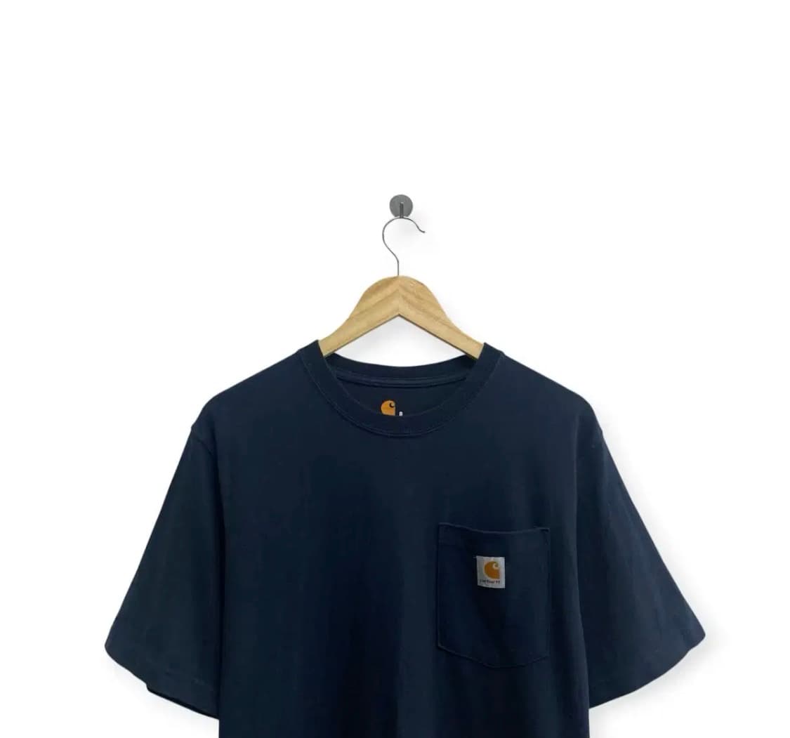 칼하트 시그니처 포켓 반팔티S [navy] 상품이미지2