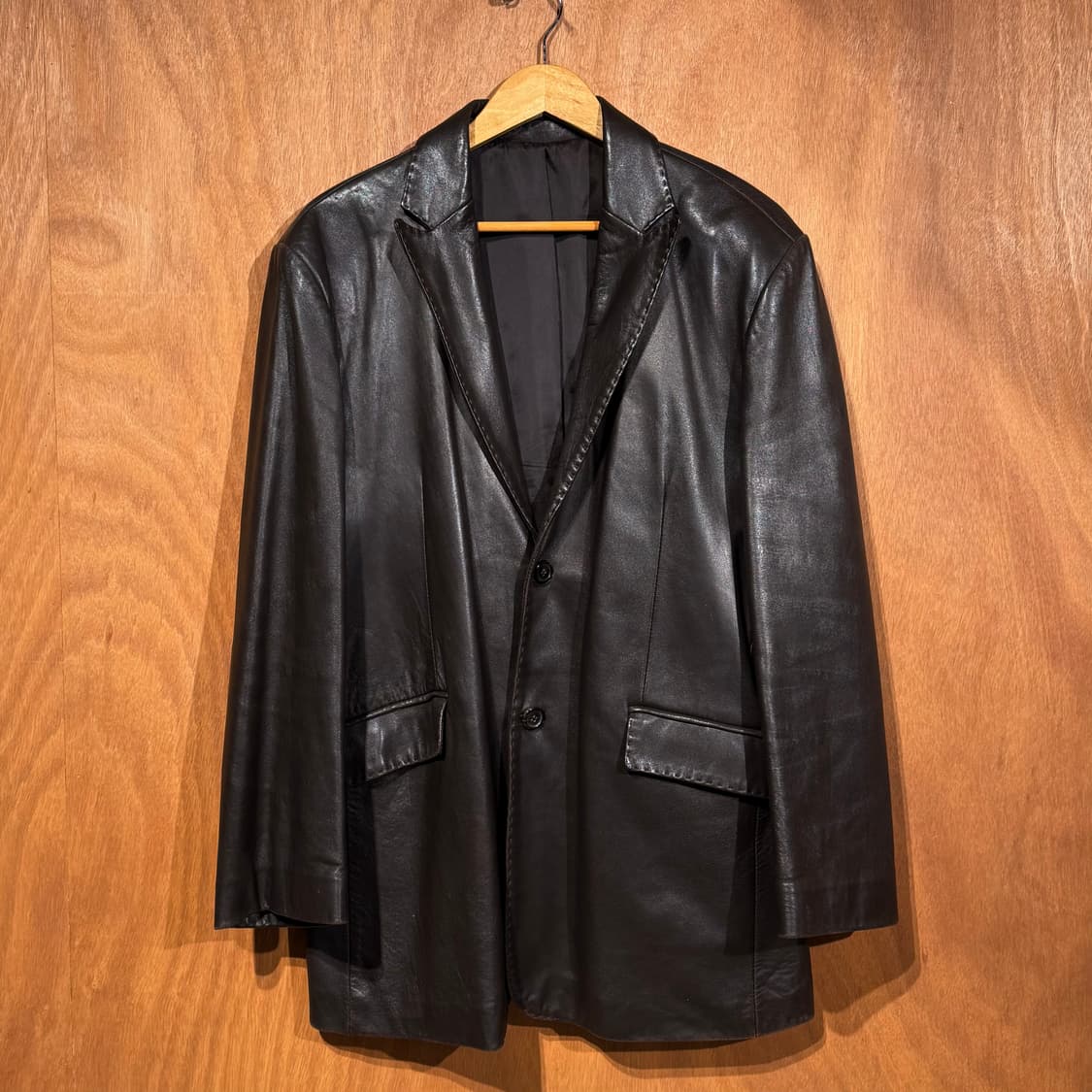 MABRUN 램스킨 테일러드 자켓 카 코트 XL 상품이미지1