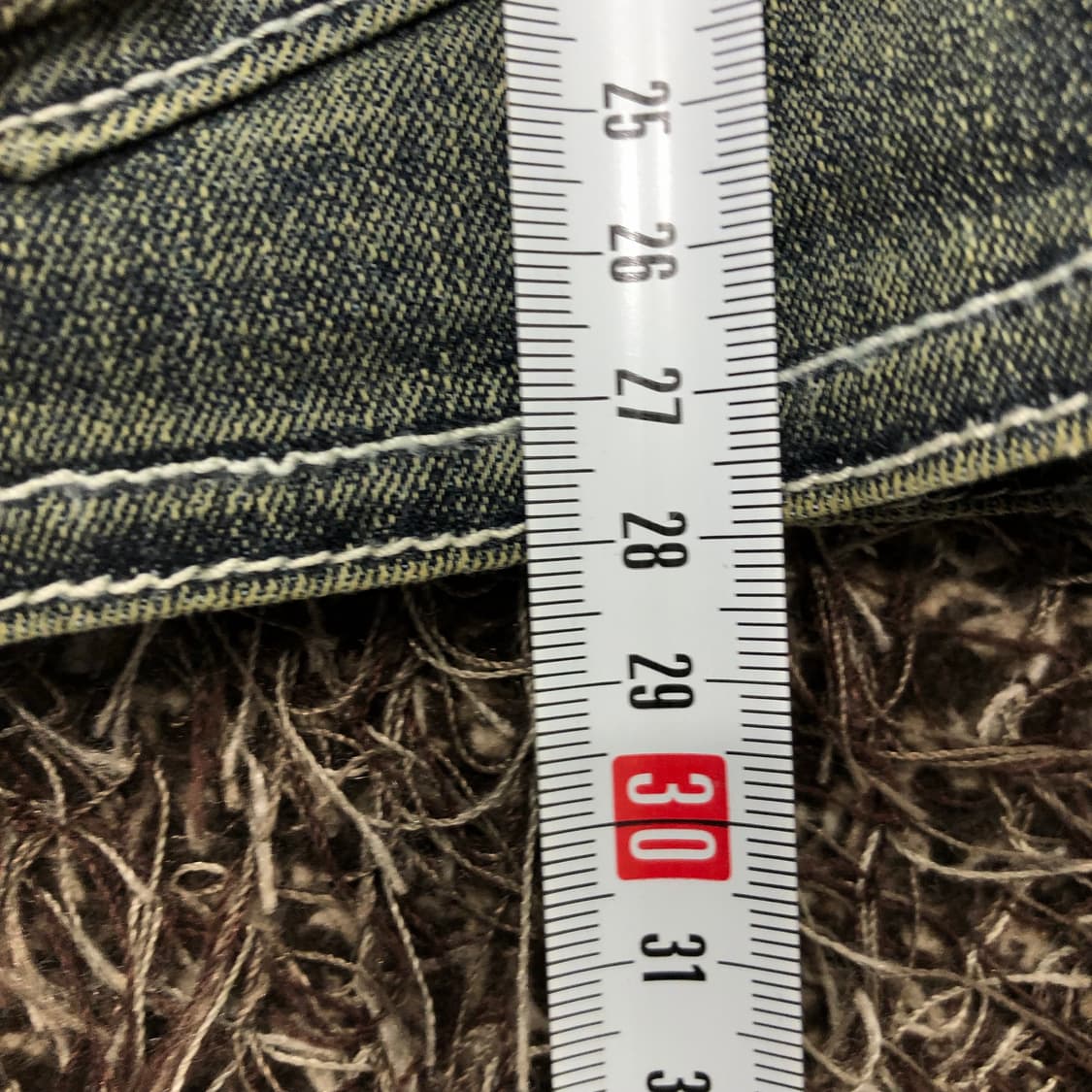 새상품 롬위 퍼 포켓 데님 미니 스커트 S 상품이미지9