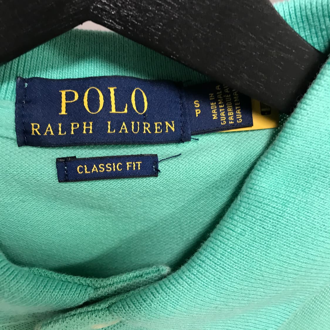 폴로 랄프로렌 QR PK 반팔 카라티 민트 S 상품이미지5