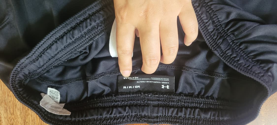 👔남성32~34인치👔언더아머 HEATGEAR 반바지 블랙 상품이미지6