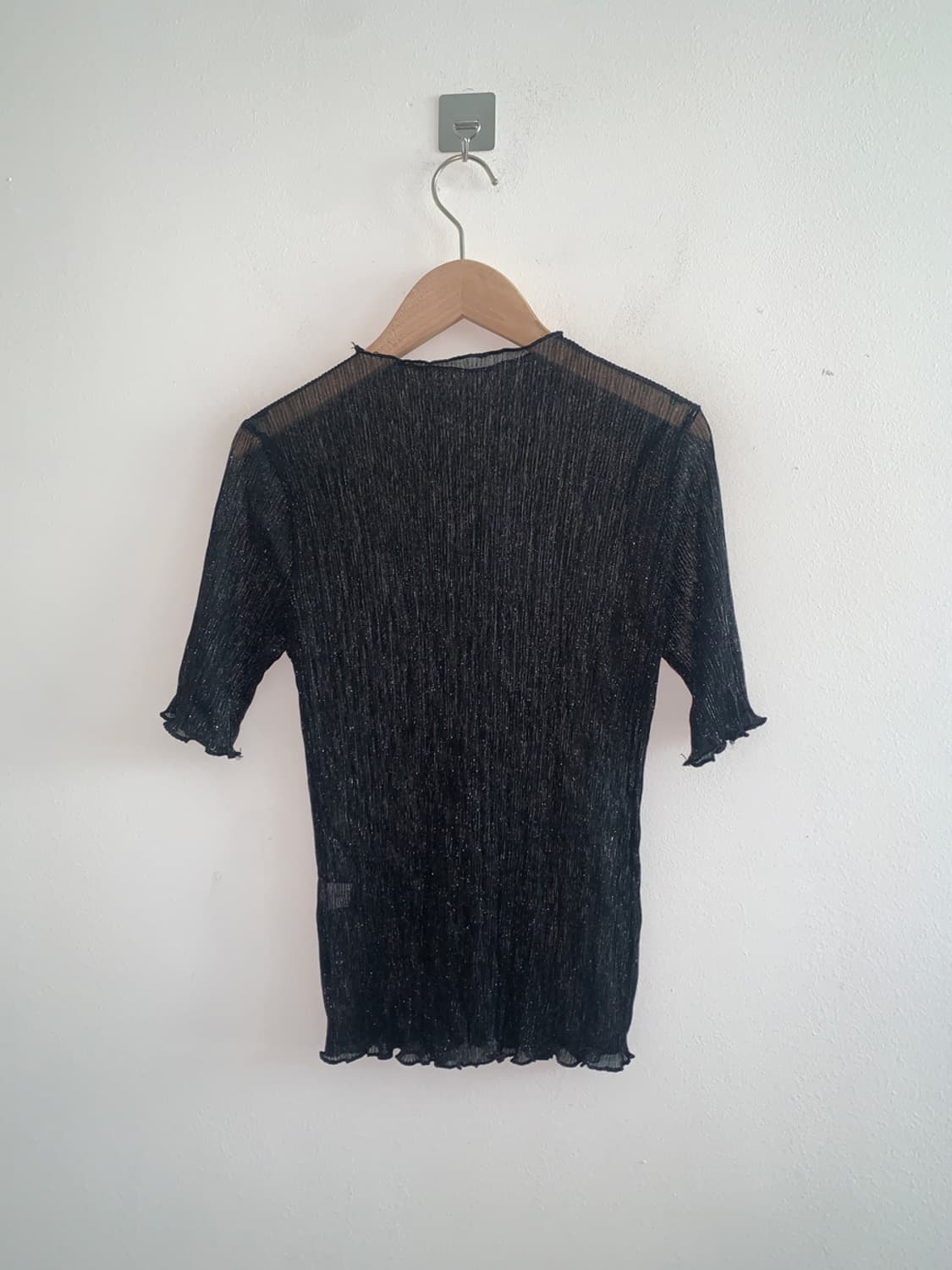 Pleats half neck sleeve t 상품이미지6