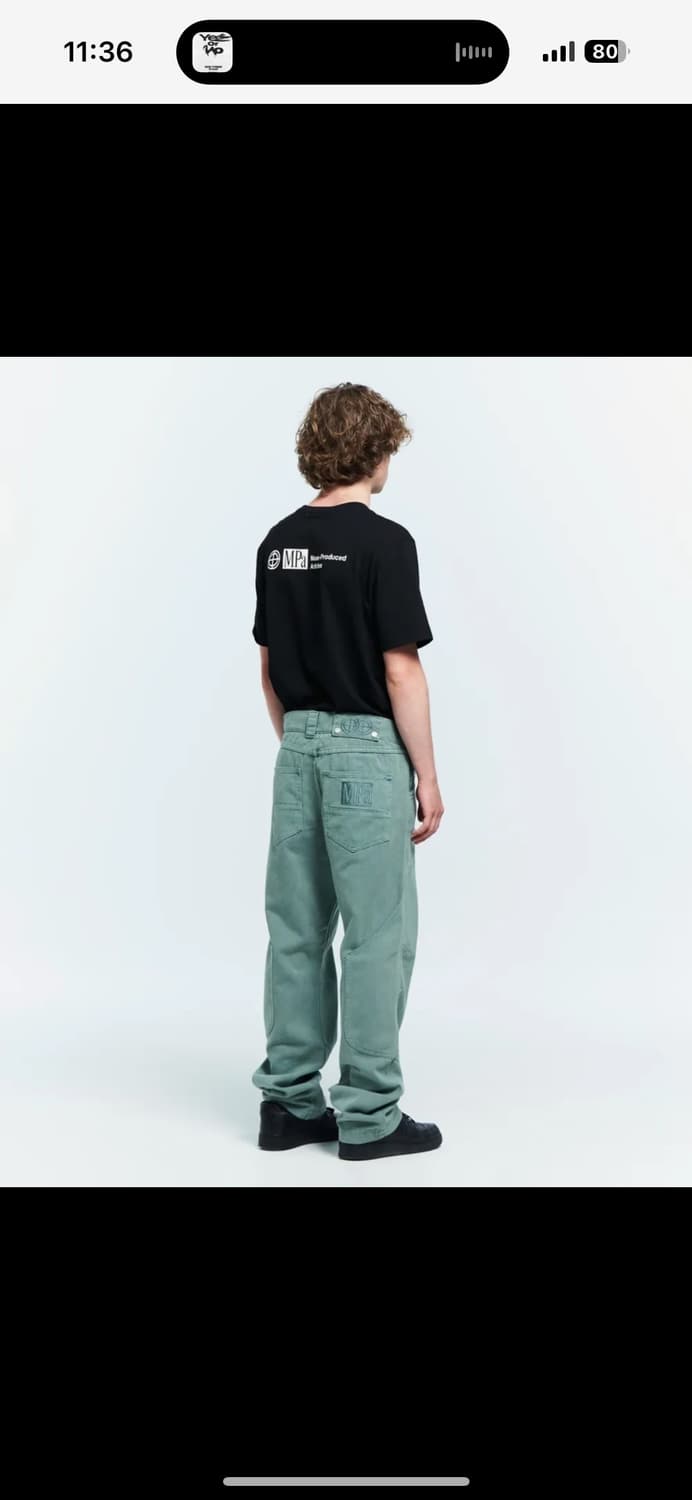 플라스틱프로덕트 에메랄드 CALF POCKET PANTS 판매합니다 상품이미지1