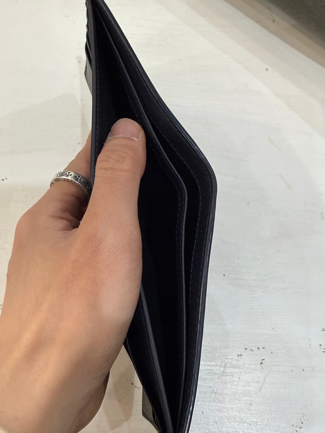 디올 CD 다이아몬드 캔버스 반지갑 상품이미지6