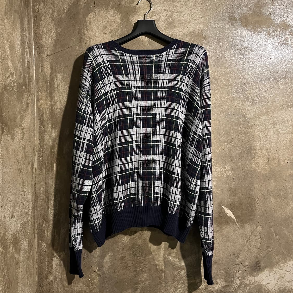 폴로 골프 체크 라운드니트 상품이미지5