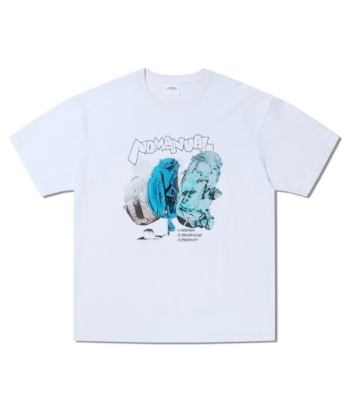 노매뉴얼 백팩 반팔티 상품이미지1