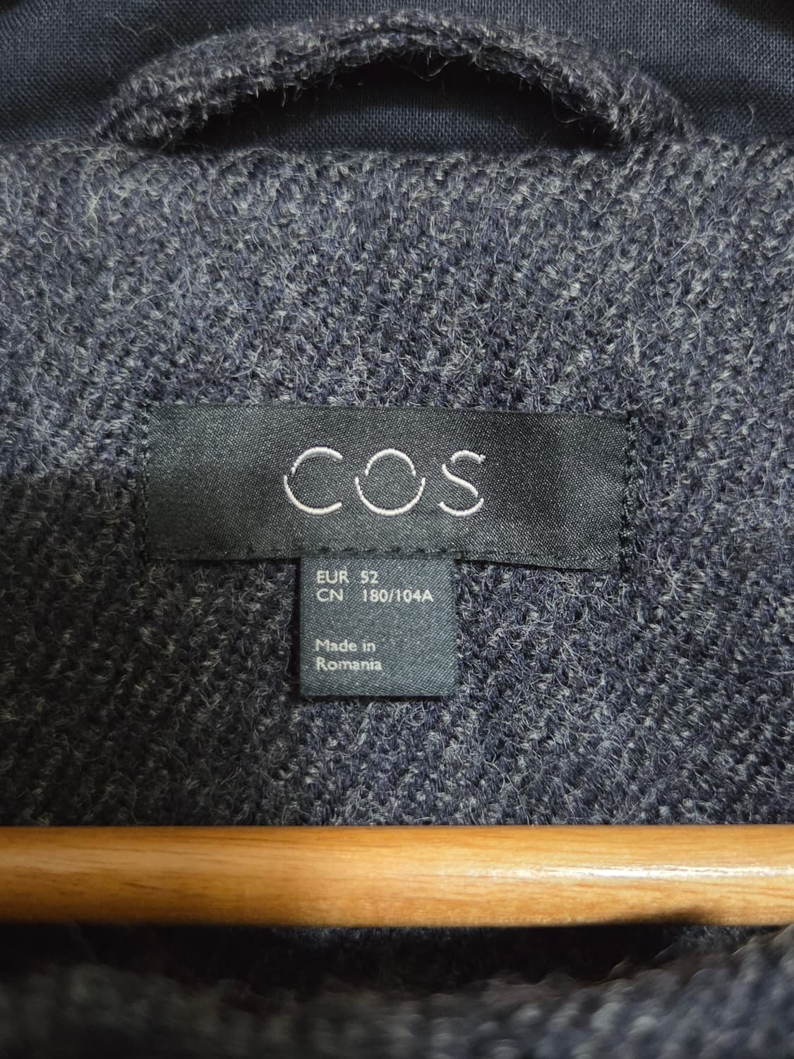 [코스] 가슴 지퍼 포켓 후드 울 패딩 코트 | 00165 상품이미지3