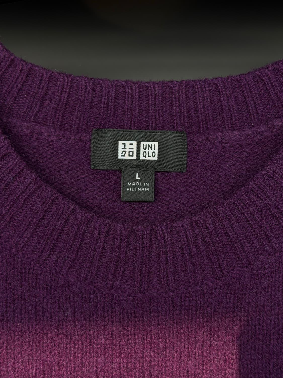 [L] 유니클로 램스울 니트  상품이미지2