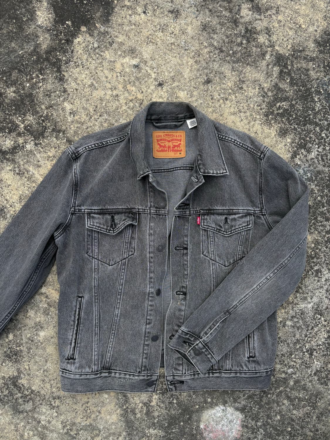 리바이스(Levi's) 그레이 데님 트러커 재킷 상품이미지1