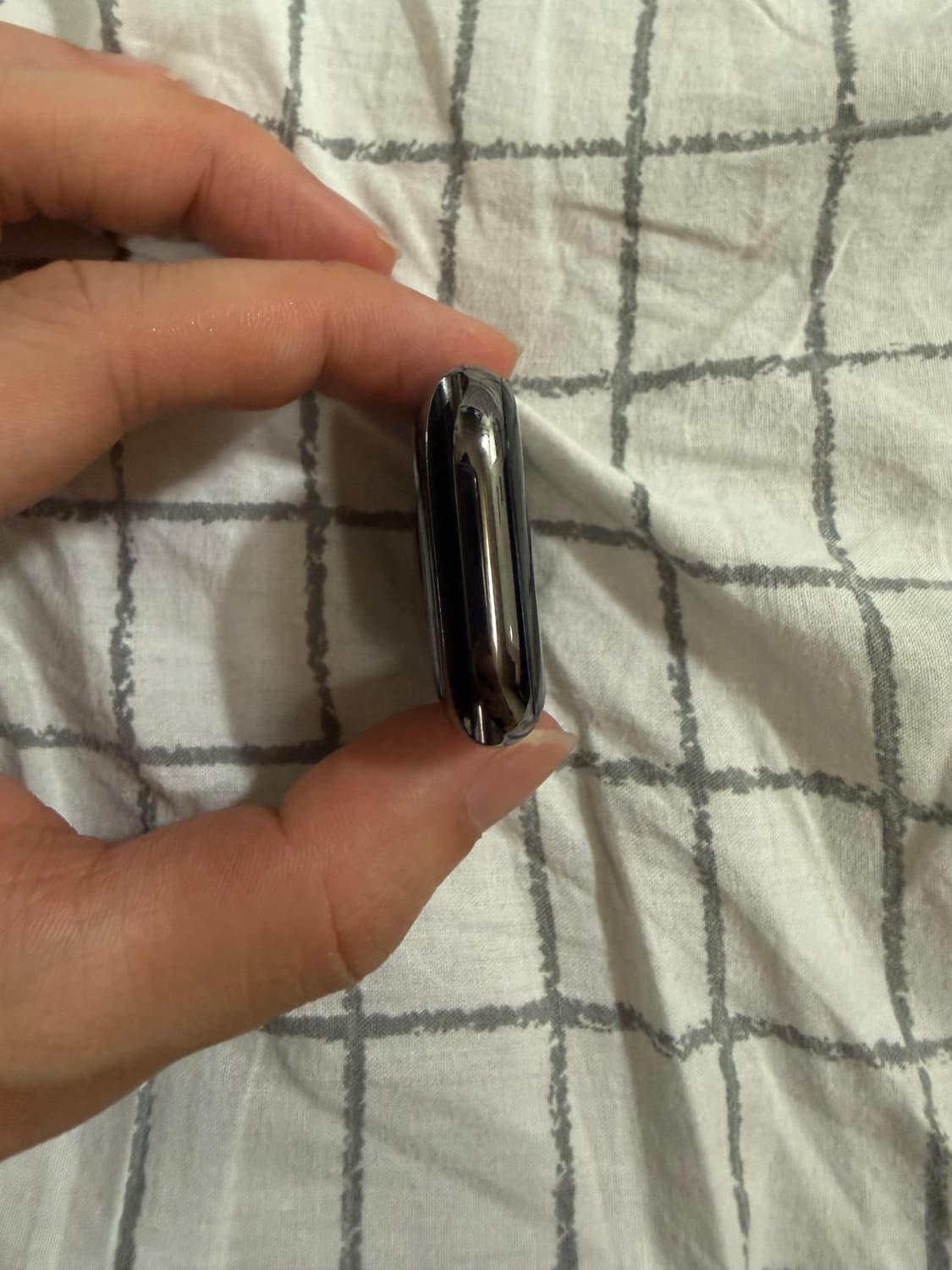 애플워치 7 45mm 스테인리스 스틸 그래파이트 셀룰러 상품이미지5