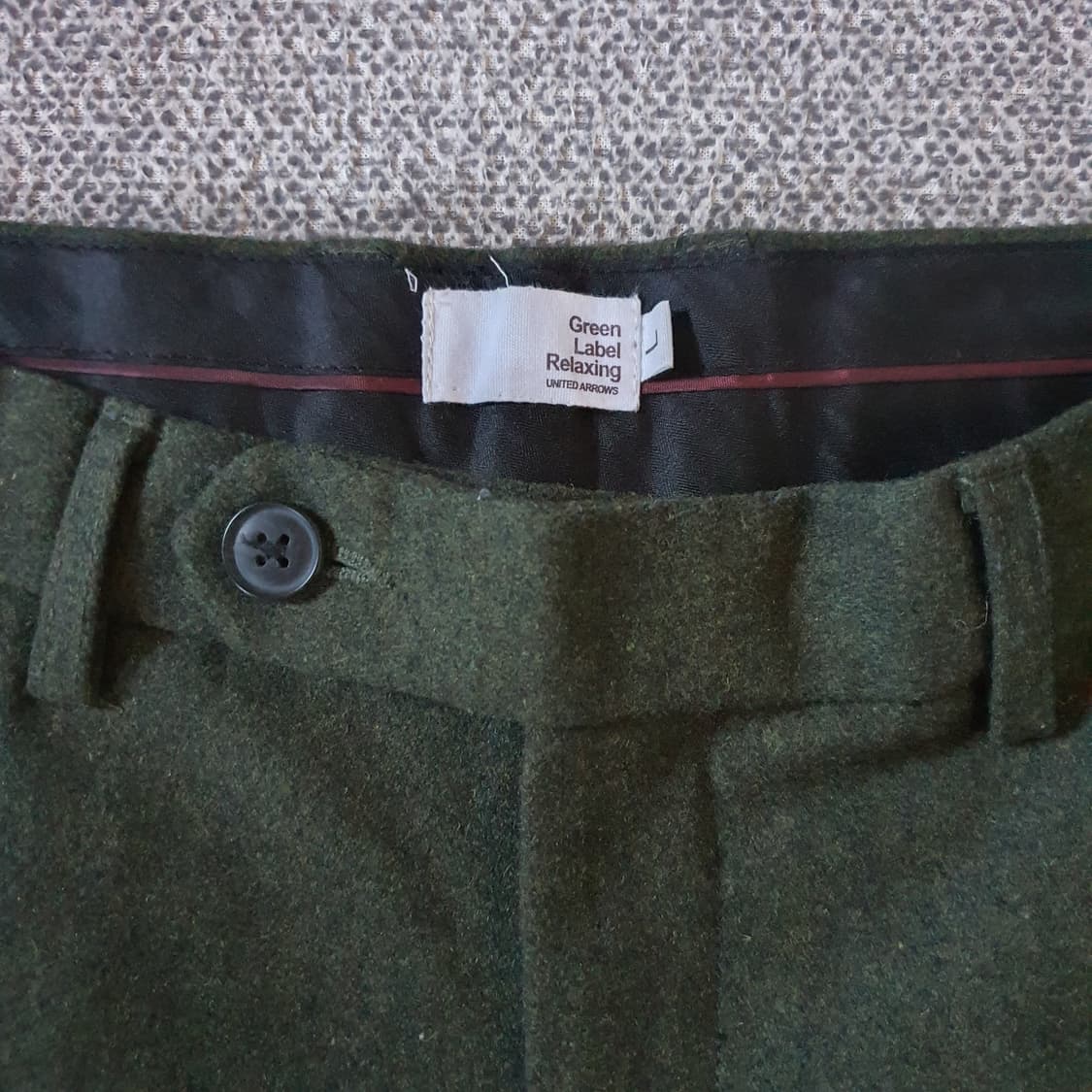 유나이티드 애로우즈 그린 라벨 릴랙싱 모직 팬츠 상품이미지3