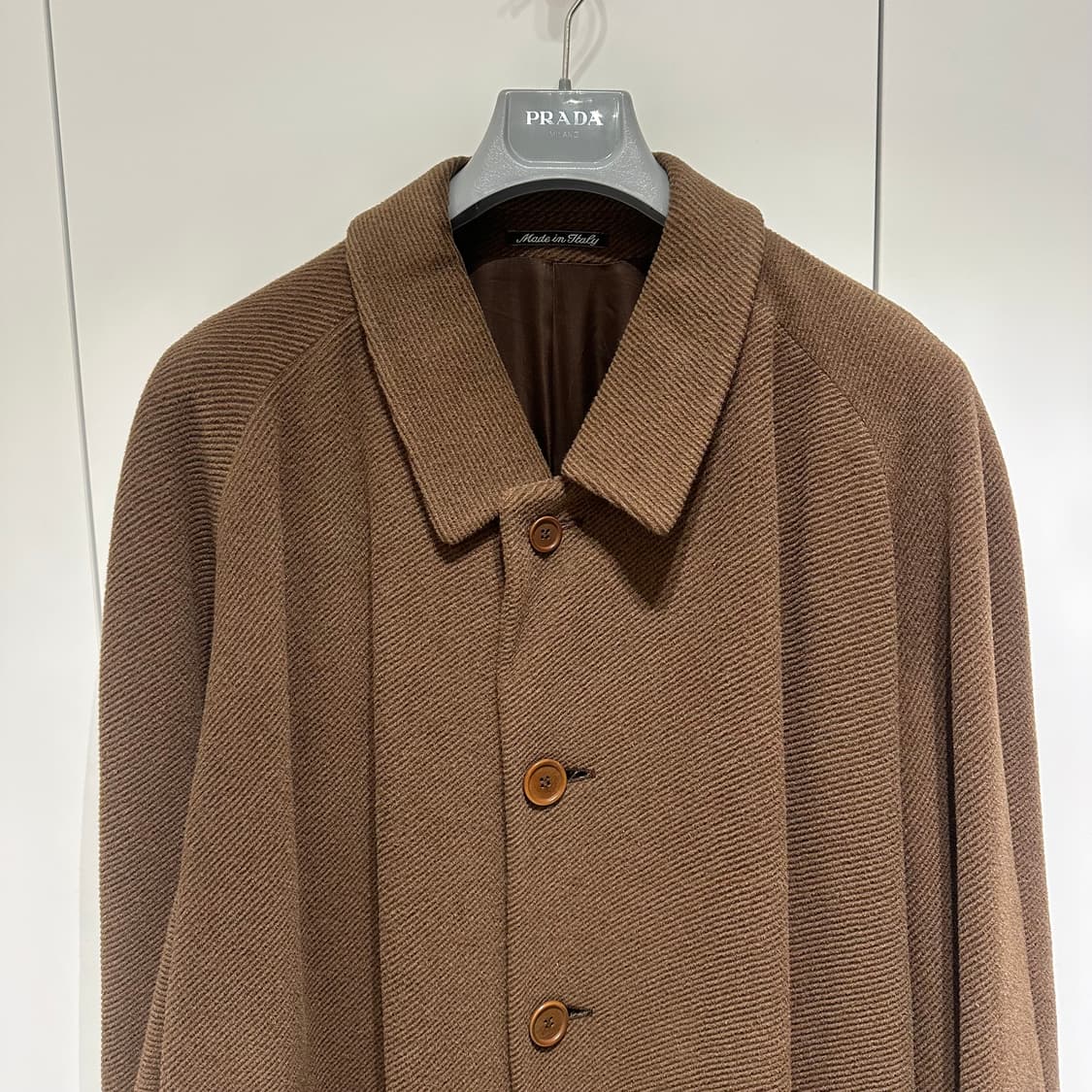 조르지오 아르마니 알파카 헤비 발마칸 코트 상품이미지3